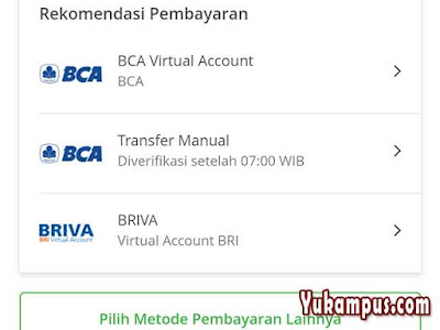 cara bayar reksadana tokopedia