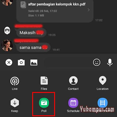 membuat polling di line