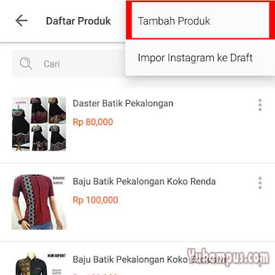 tambah produk baru tokopedia