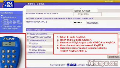 transfer internet banking bca